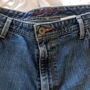 Eddie Bauer lovingly worn vintage  cut off jeans